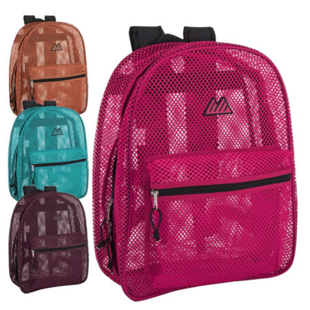 Bulk Wholesale Mesh Backpacks For Schools