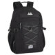 19 inch padded bungee backpack with laptop section for school and travel