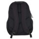 Wholesale 19 Inch Padded Bungee Black Backpack with Laptop Section