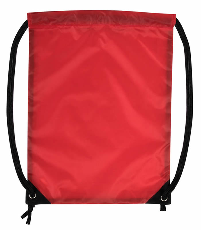 Wholesale 18 Inch Basic Drawstring Bag Red Color Only IntoWholesale 18 inch basic drawstring bag in red color for school gym and sports use