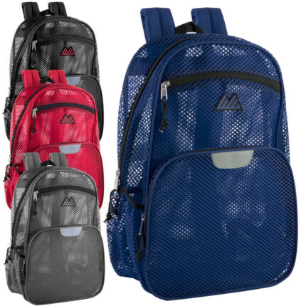 Wholesale 18 Inch Reflective Mesh Backpacks