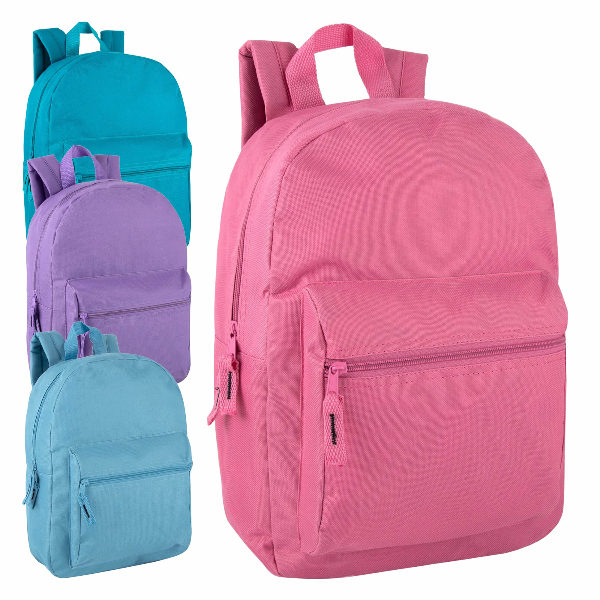 Wholesale 15 Inch Classic Pastel Girls Backpacks IntoWholesale 15 inch classic pastel girls backpacks for school and everyday use