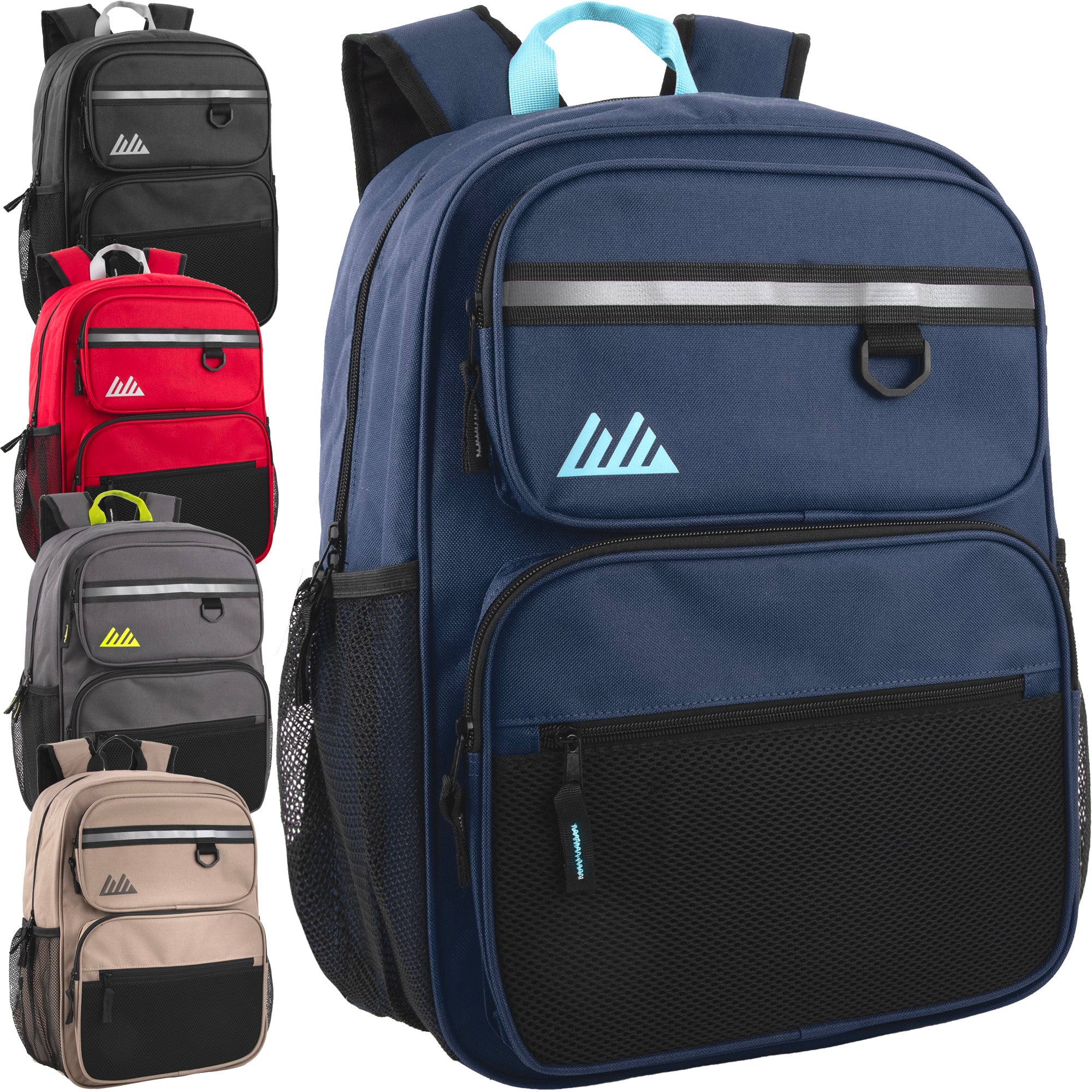 Wholesale 17 Inch Mountain Edge Rugged Multi Pocket Backpack Boys IntoWholesale 17 inch Mountain Edge rugged multi pocket boys backpack for school and travel