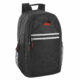 18 inch Mountain Edge multi pocket reflective black backpack with laptop section