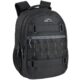 19 inch dual strap skate backpack with laptop sleeve in black