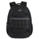 Bulk 19 inch dual strap skate black backpack with laptop sleeve