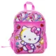 Hello Kitty 5 piece backpack set with matching accessories for school