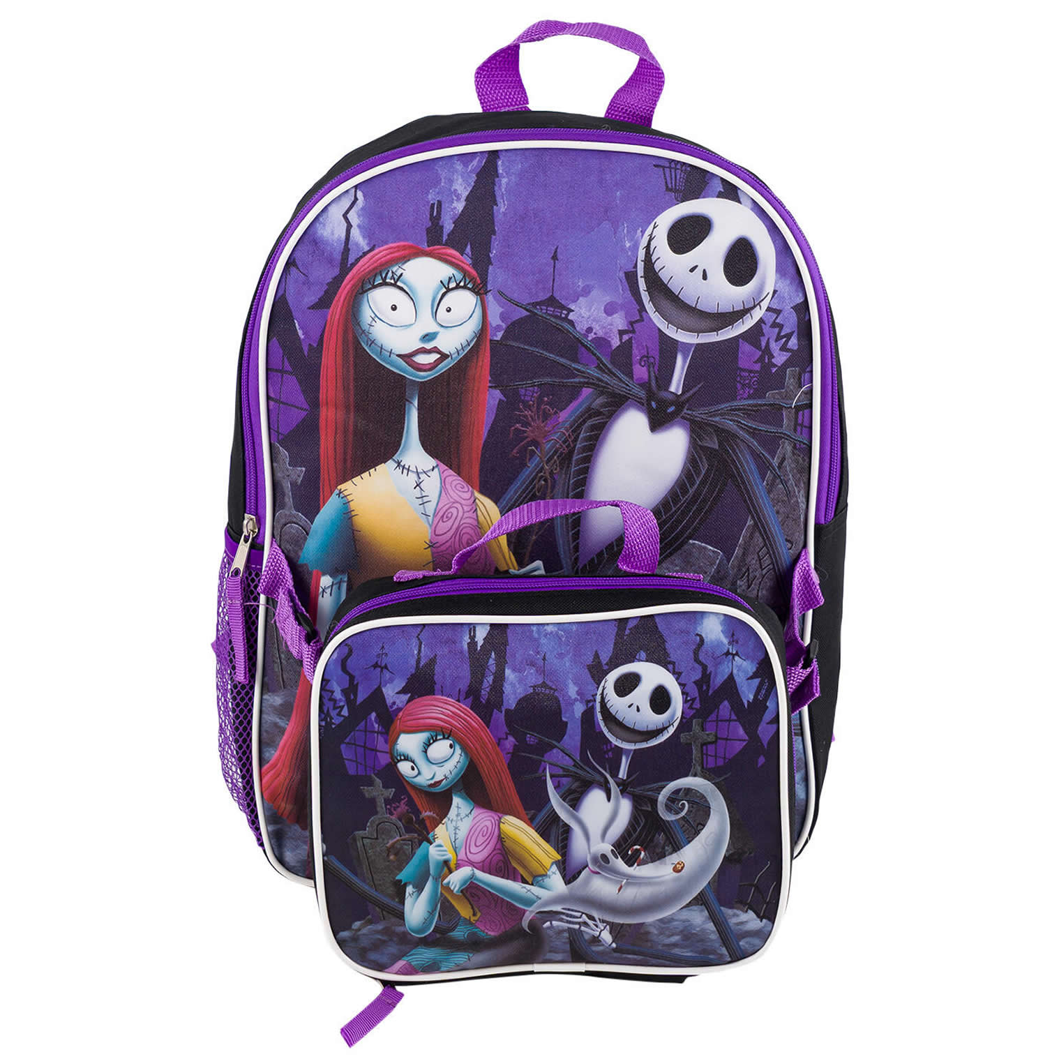 wholesaledisneythenightmarebeforechristmas15inchbackpackanddetachablelunchbox IntoWholesale