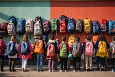 A variety of wholesale backpacks for donations, perfect for charity drives, school programs, and community outreach.