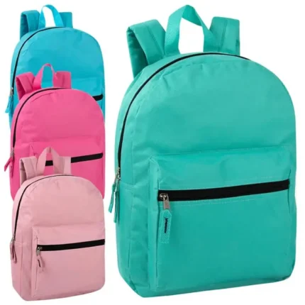 Wholesale 15 Inch Classic Girls Backpacks