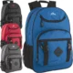 18 inch Mountain Edge double buckle backpack with laptop section in assorted colors