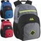 19 inch double dome backpack with laptop sleeve in assorted colors
