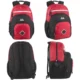 Bulk 19 inch double dome backpack with laptop sleeve red