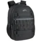 19 inch dual strap skate backpack with laptop sleeve in black
