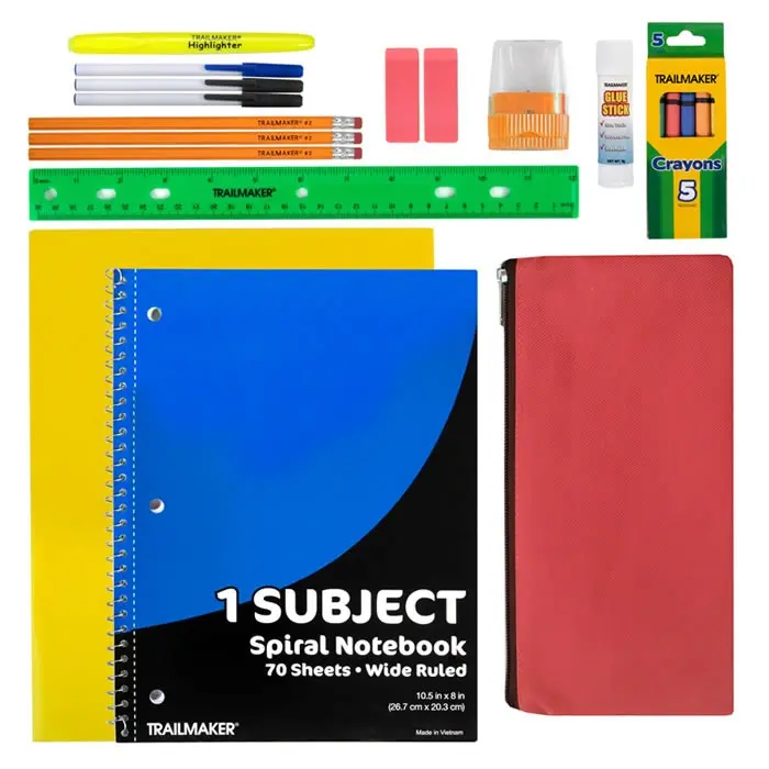 Wholesale 20 Piece School Supplies Kit for Back to School IntoWholesale